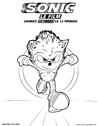 Online car coloring page 37425. Sonic A Small Blue Fast Hedgehog Coloring Pages Printable