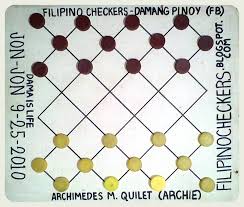 < a m a n d a's best boards. Filipino Checkers Dama By Archimedes Mendoza Quilet Filipino Checkers Dama In Starting Position