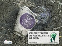 Le fait de jeter un papier par terre. Des Affiches Pour Ne Plus Jeter Vos Dechets Dans La Nature