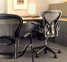 aeron office chair herman miller blue chairs living room work chair white leather dining chairs