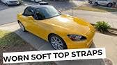 I'm not sure how much more the cloth one would cost. How Much Does It Cost To Replace A Convertible Top Youtube