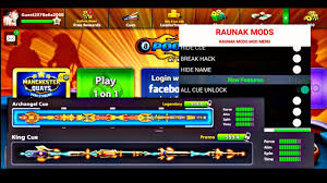 Speed hack slow down or speed up game and the king mods mod menu version 2.459. 8 Ball Pool Mod Menu 4 9 0 All Cue Unlock 20 20 Max Youtube