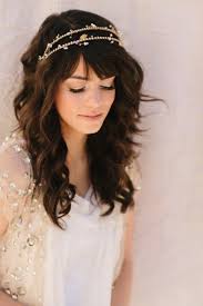 (photo by silver screen collection/archive photos/getty wedding hairstyles for long hair. 52 Chic And Pretty Wedding Hairstyles With Bangs Weddingomania