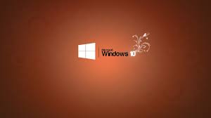 Choose from a curated selection of windows 10 backgrounds. Wallpaper Microsoft Windows 10 Logo Orange Background 1920x1080 Full Hd 2k Picture Image