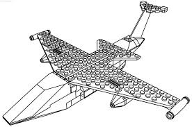 Jet Lego Plane Coloring Page Coloring Pages Printable Coloring Pages Fish Coloring Page