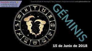 La predicción completa sobre salud, dinero y amor según tu signo del zodiaco. Horoscopo Diario Geminis 15 De Junio De 2018 Youtube