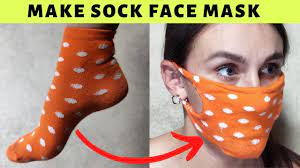 Sock Face Mask Face Mask From Socks Sock Mask For Face Diy Face Mask Sock Youtube Easy Face Mask Diy Diy Face Mask Diy Face
