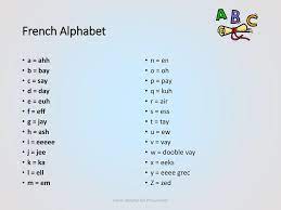 Sorry, my american readers, this letter is pronounced zed, not zee, in french. French Alphabet Pronunciation Ppt Download