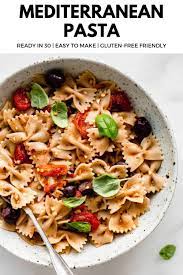 Mediterranean Pasta Recipe In 2021 Mediterranean Pasta Fresh Healthy Recipes Dinner Recipes Easy Quick