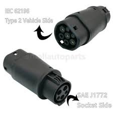 I use my j1772 adapter about once a week and keep it in the glovebox. New Sae J1772 Charging Adapter For Electric Vehicle Ev Car Charger Type 1 Type 2 Ebay