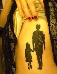 Father And Daughter How Cool Is That Kiz Dovmeleri Dovme Stil