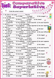 51 Printable Worksheets Comparative And Superlative Adjectives In 2020 Superlative Adjectives Adjectives Comparative Adjectives