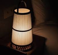 Japanese Bamboo Floor Lamp "Hagoromo"