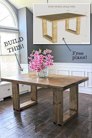 Diy Husky Modern Dining Table In 2020 Diy Dining Table Diy Dining Farmhouse Dining Table