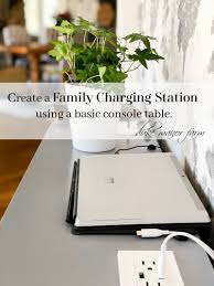 Maybe you would like to learn more about one of these? Create A Stylish Phone Charging Station From A Simple Console Table Duke Manor Farm