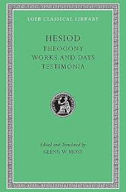 Hesiod Theogony Works And Days Testimonia By Hesiod