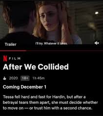 Watch netflix films & tv programmes online or stream right to your smart tv, game console, pc, mac, mobile, tablet and more. When Will After We Collided Be On Netflix What S On Netflix