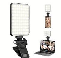 ‫* احترافي 80 LED مؤتمر - ضوء اجتماعات ذكي مع 3 أوضاع، سطوع قابل للتعديل،  رأس دوار وقابل للتدوير، متوافق مع كاميرات الويب، الهواتف الذكية، الأجهزة ...‬‎