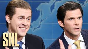 Kimberly guilfoyle with donald trump and donald trump jr. Weekend Update Eric And Donald Trump Jr On Benefiting From Trump S Presidency Snl Youtube