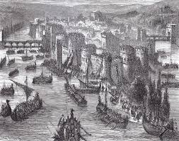 They could easily cut through a metal helmet or shield. Siege Of Paris 845 Wikipedia