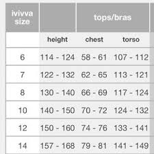 Zigr Power Chart In Last Picture Credible Ivivva Size Chart