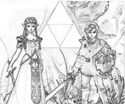Link coloring pages breath of the wild. Legend Of Zelda Coloring Pages Printable The Legend Of Zelda Link And Zelda Coloring Pages
