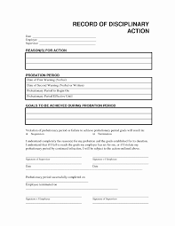 Progressive Discipline Form Template Awesome Record Disciplinary Action Free Office Form Template By In 2020 Employee Handbook Template Employee Handbook Templates