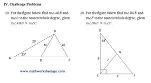 The letter of the angle relates to the letter of the side. Ambiguous Case Of Law Of Sines Worksheet Pdf With Answer Key Visual Explanations And Challenge Problems