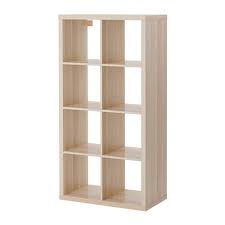 Kallax White Stained Oak Effect Shelving Unit 77x147 Cm Ikea Kallax Shelving Unit Ikea Kallax Shelving Kallax Ikea