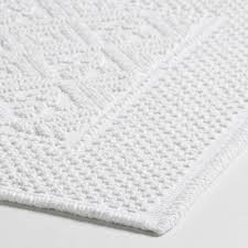 Bath Rugs Black And White Bathroom Rug White Large Woven Bath Mat V2 Bathroom Rugs Bath Mat Rug Long Bathroom Rugs