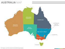 It is surrounded by the southern ocean. Maps Of The Australian Australia Continent Countries In Powerpoint Powerpoint Slides Diagrams Themes For Ppt Presentations Graphic Ideas