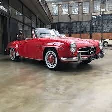 Pin On Mercedes Benz 190sl Red Color Tones