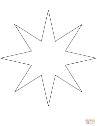 Ausmalbild 8 Zackiger Stern Ausmalbilder Kostenlos Zum