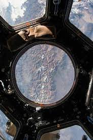 The View From Inside The Copula Module Of The International Space Station Space Travel Earth View Space Station