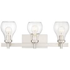 Possini Euro Danvers 21 W Brushed Nickel 3 Light Bath Light 47k16 Lamps Plus Bath Light Possini Euro Design Light