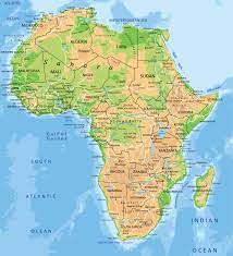 Physical map of middle east ezilon maps. Africa Map Quiz