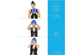Well, yes, but swim caps also keep your hair dry and protected while you are having fun in the swimming pool. Blue Swim Cap For Long Hair Silicone Swimcap For Long Hair Swimming Caps For Women