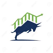 A gold bull shaped trophy logo design. Financial Bull Logo Design Trade Bull Chart Finance Logo Economy Royalty Free Cliparts Vectors And Stock Illustration Image 138664990