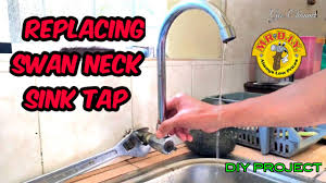 Discover the range of kitchen sink taps online at toolstation. Replacing Swan Neck Sink Tap Youtube