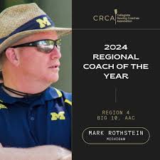 A huge round of applause to our 2024 CRCA DI Regional Coaches of the Year!  • Lori Dauphiny