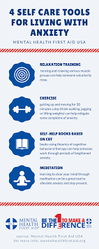 4 Self-Care Tips For How To Deal With Anxiety - Mental Health First Aid