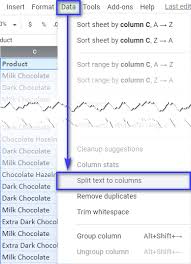 How to split cell into columns in google sheet? Split Cells In Google Sheets To Multiple Columns And Convert Them To Rows Afterwards