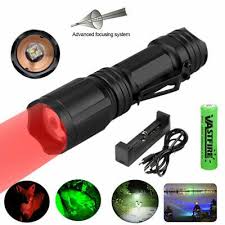 4 In 1 Red Green White Light Tactical Flashlight Predator Hunting Torch For Hog Tactical Flashlight Hunting Light Hunting Flashlight