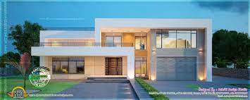 Completed in 2013, the luxury family home is located in decin, czech republic. New Modern Villa Exterior Kerala Home Design Floor Plans House Plans 130752