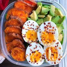 Cafe Da Manha Ovo E Batata Doce Qua Sua Nota Para Esse Prato De 1 A 10 Batata Doce Pequena Fatiada E Grelhada Abacate Em Cubinho Receitas Receitas Saudaveis Habitos Alimentares Saudaveis
