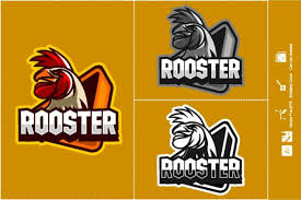 Download Rooster E Sport Logo Graphic Graphic By Remarena Creative Fabrica SVG Cut Files