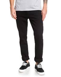 Mens Distorsion Black Slim Fit Jean