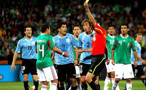 Partido inaugural del mundial 2010. Intento De Amano En Mexico Uruguay De 2010 Mediotiempo