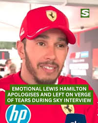Lewis was absolutely gutted, he couldn't contain himself.