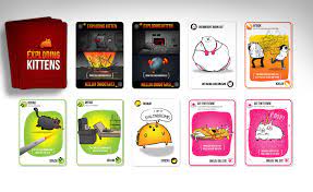 Exploding kittens is a card game designed by elan lee, matthew inman from the comics site the oatmeal, and shane small. Gear Hungry Essential Men S Gear Gifts Exploding Kittens Card Game Exploding Kittens Card Games